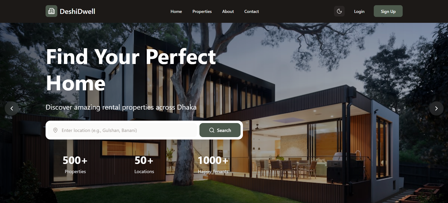 Deshi Dwell interface